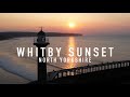 Whitby, North Yorkshire! A glorious Sunset by Drone