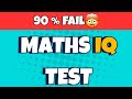 "Only 2% Can Score 15/15! 🧠💥 Ultimate Maths Challenge | 15 Tricky Questions to Test Your Brain 🧮🚀"