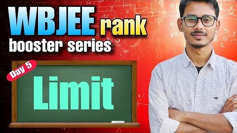 WBJEE Math Class 5 by Kayesh Sir | Limit Theory and Important Sums | Rank Booster Series
