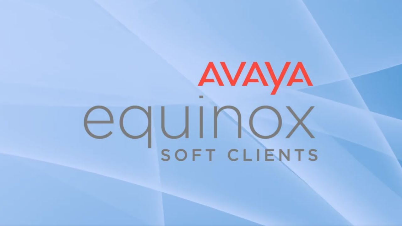 Avaya Equinox - Introduction - YouTube