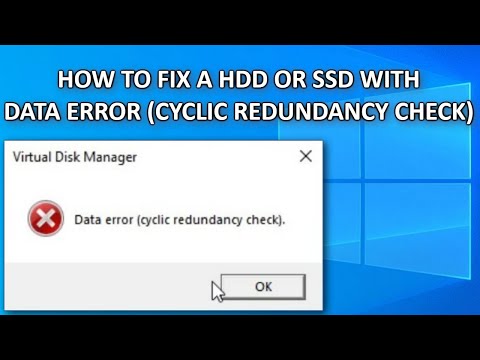 วีดีโอ: วิธีคัดลอกไฟล์และละเว้น Cyclic Redundancy Check Errors