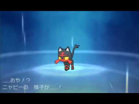 ポケットモンスターサンムーン ニャビー進化 ニャヒート Youtube