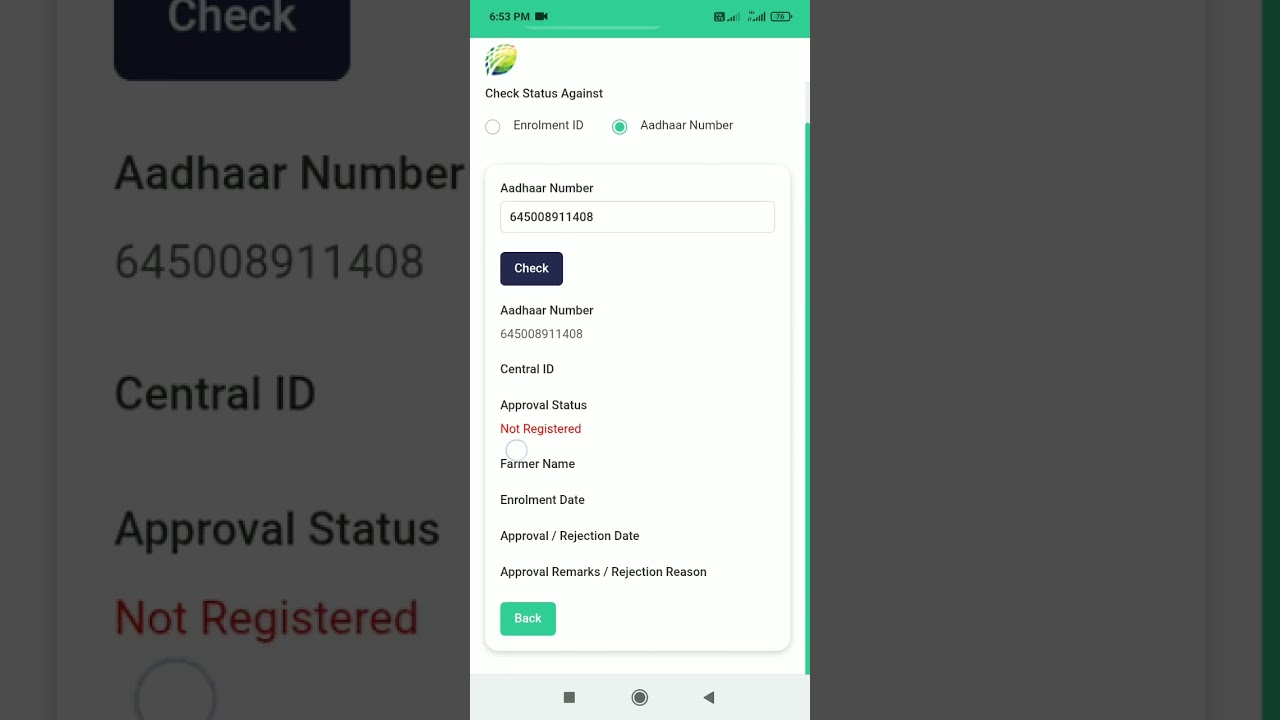 PM Kisan farmer registry online status check 2025. 