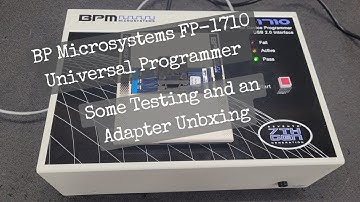 BP Microsystems 1710 Universal Programmer Self Test and BPM FSM48D Adapter Unboxing
