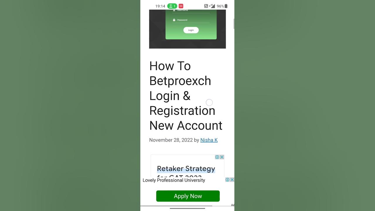 Betproexch Login Betproexch Login Betproexch Login In Mobile YouTube