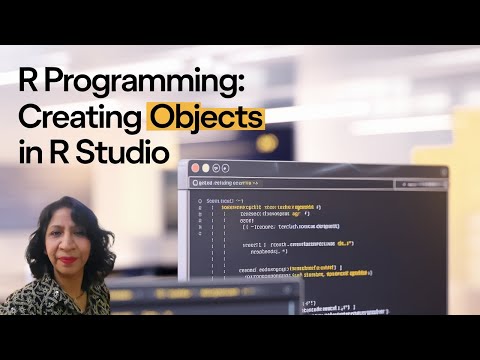 R Programming: Creating Objects in R studio