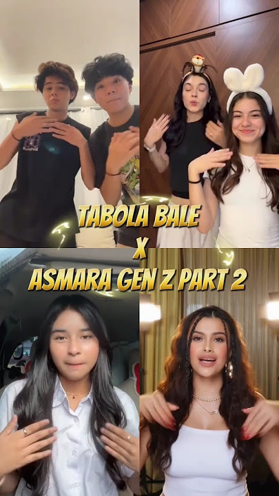 Trend Dance Tabola Bale Asmara Gen Z Part 2 Tiktok Terbaru 2025 #dancetiktok #asmaragenz #tabolabale