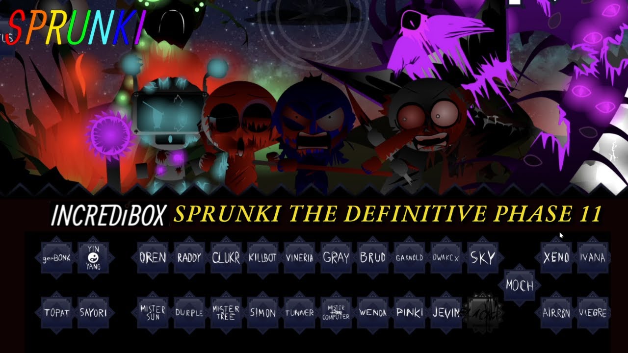 Incredibox - Sprunki (The Definitive Phase 11) - Gameplay Showcase