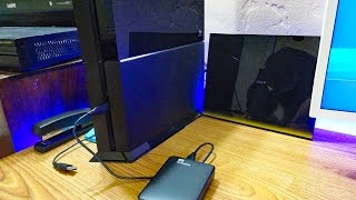How to use External Hard Drive on PS4!
