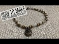 How to make a Knotted Beads Bracelet - DIY - BUDGET