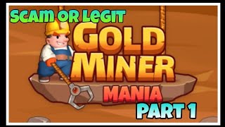 Gold Miner Mania ( money gaming app ) part 1 screenshot 1