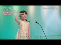 5歳!ののちゃん「みかんの花咲く丘」Nonoka Murakata[A Hill of Tangerine Blossoms]5 years old