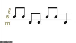 So Mi La Echo Patterns on Two Line Staff