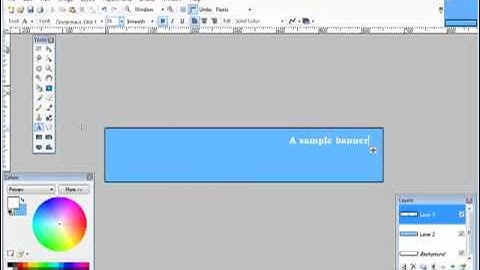 Using Paint.net To Create Header Banners- Section 2
