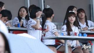 150613 OH MY GIRL 두산 vs NC 경기 관람 - 야구엔 치콜과 함께!