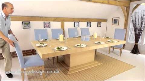 Pedestal Extending Table