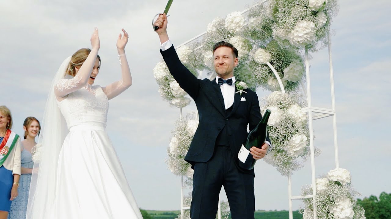 Sunkissed Vows: Dorina & Laca's magical Wedding at Zalaspings Golf Resort