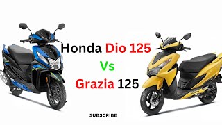 Honda Dio 125 vs Honda Grazia 125II Which One is best?