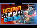 How to GUARANTEE FIRST BLOOD In EVERY Game as a Top Laner! - Top Lane Guide