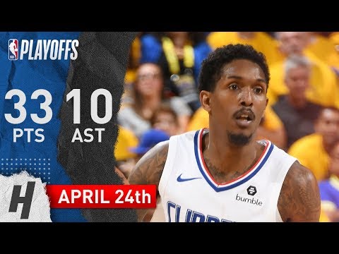 Lou Williams Full Game 5 Highlights Clippers vs Warriors 2019 NBA Playoffs - 33 Pts, 10 Ast, 4 Reb!