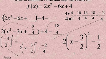 Trig 3.5 Lesson Part 2 Quadratic Function Maxima and Minima.avi