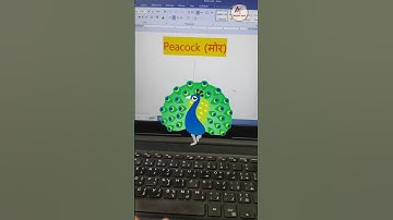PEACOCK 🦚 MS Word Symbol Shortcut Key #shorts #computer #peacock