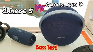 JBL Charge 5 vs. Harman/kardon Onyx Studio 7 | Bass Test