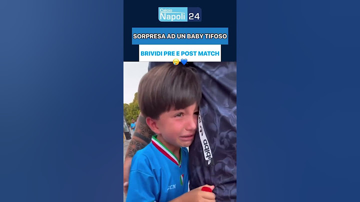 SORPRESA e LACRIME🥹 per un baby tifoso: regalo Napoli-Parma! 🎁