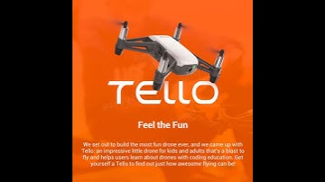 DJI Tello with 5MP HD Camera 720P WiFi FPV 8D Flips Bounce Mode STEM Coding Compatible Controller VR