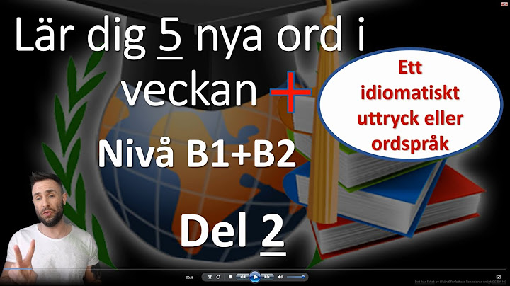 5 nya ord i veckan - Del 2