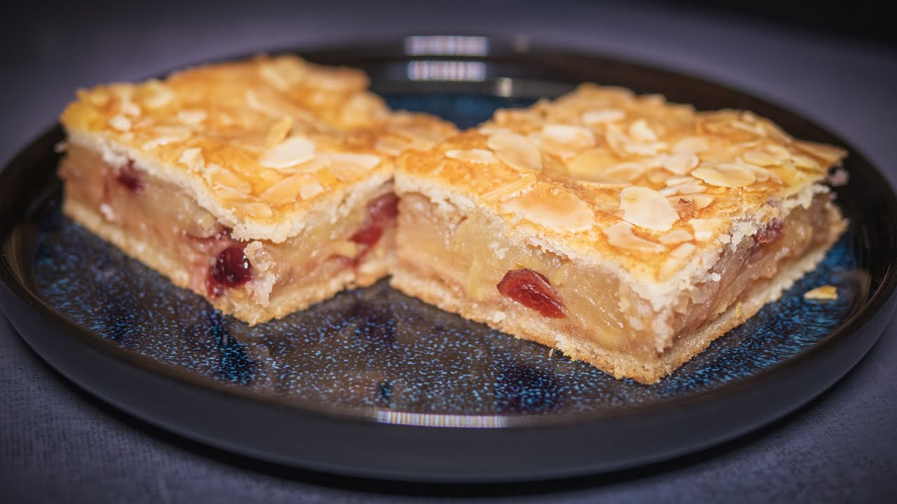 Этот яблочный пирог вам обязательно понравится! Секрет в тесте для чизкейка.