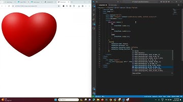 இதயம் 💜❤️ துடிக்கிறதே👍😇 வாங்க CSS பழகலாம். #Coding #love ❤️ #css #animation #always #CodingBootcamp