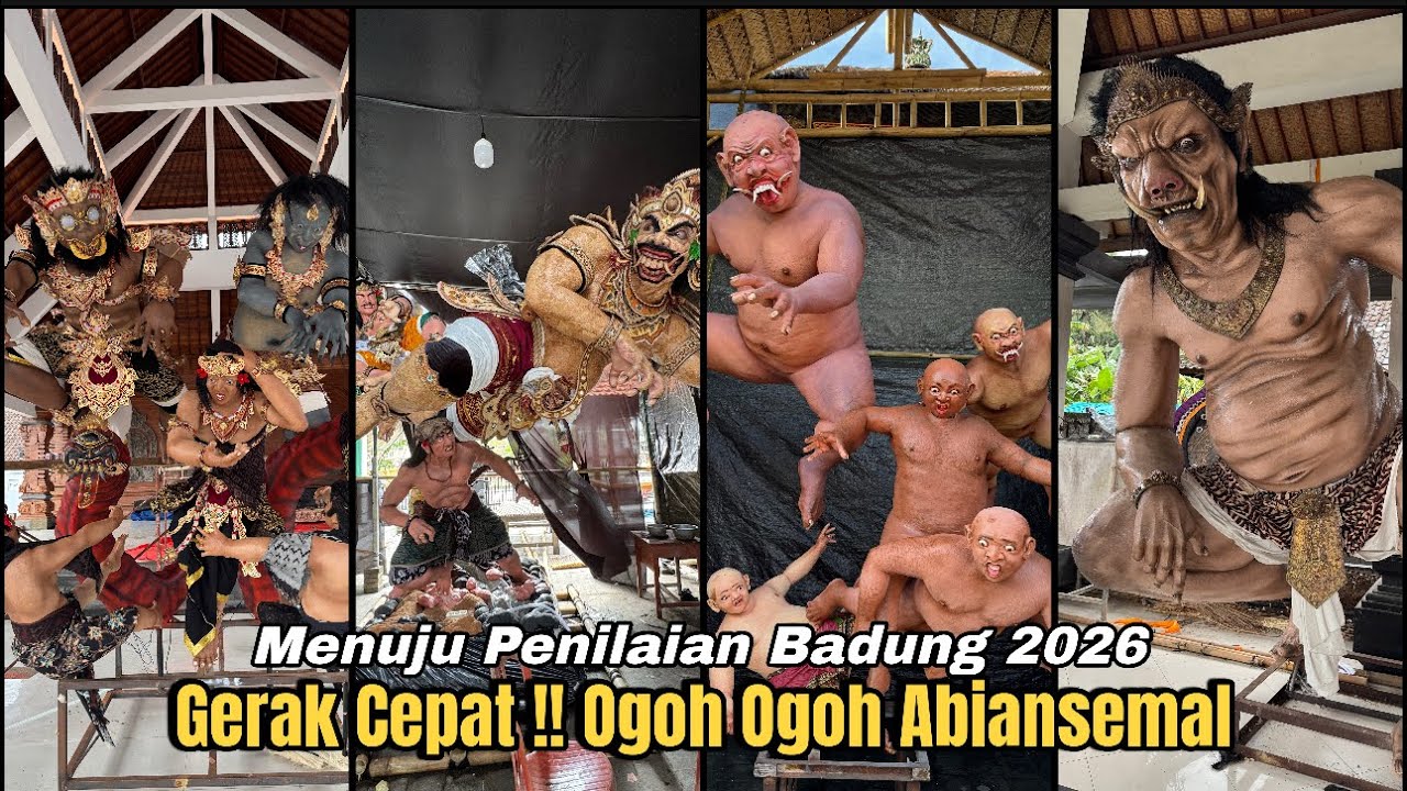 Hampir Finish !! Keliling Melihat Proses Ogoh Ogoh Kecamatan Abiansemal Badung 2026