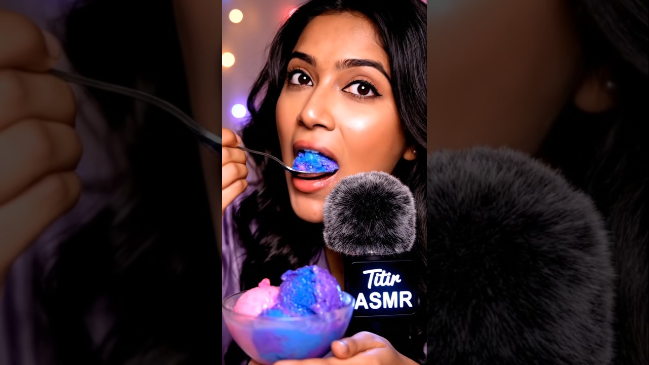 Galaxy Ice Cream Magic & Black Diamond Burger | Luxury ASMR Fantasy | Titir ASMR 