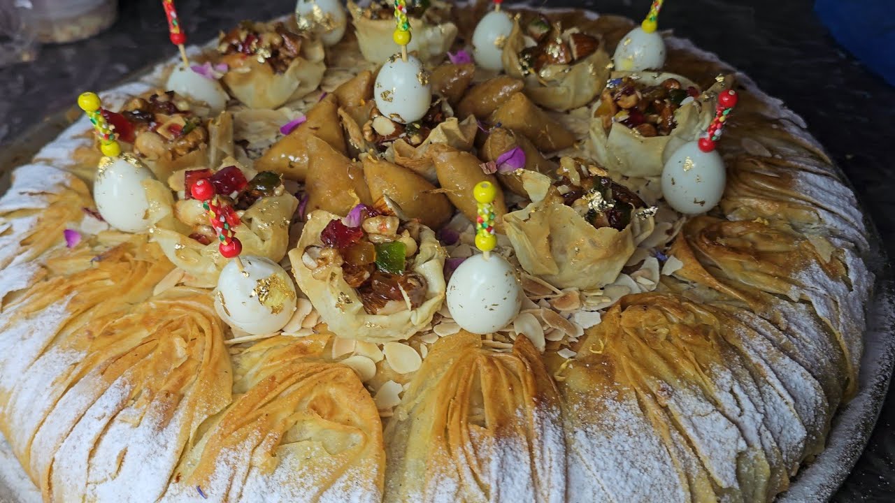 تعلمي طيبي البسطيلة بالدجاج والوز # بلا بيض # ديال الاعراس والمناسبات بجميع تفاصيل للمبتدئات 