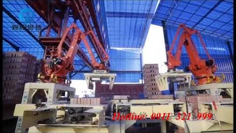 ROBOT xếp gạch thành phẩm tự động
