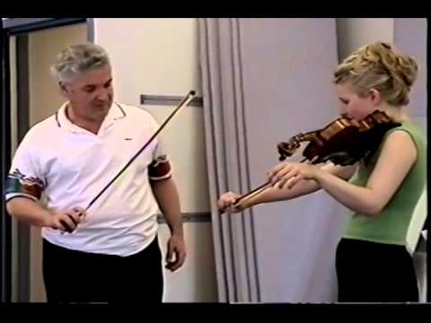 Pinchas Zukerman lesson with Helena Baillie