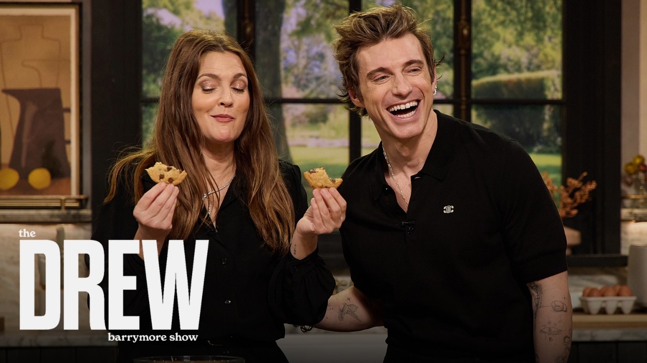 Jeremiah Brent Shows Drew Barrymore How to Make His Mom's Chocolate Chip Cookies Recipe