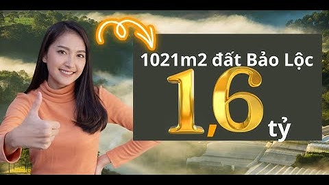Bạn tin không? 1023m2 đất xã Đambri Bảo Lộc có thổ cư view đồi cực đẹp chỉ 1 tỷ x