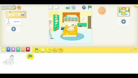 How to create Sound effect and How to move character in scratch Jr