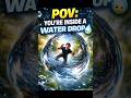 “POV: You’re Inside a Water Drop 💧😳”