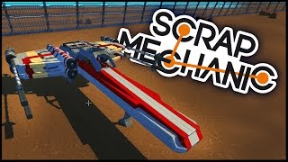 Scrap Mechanic ➤ X-Wing, Batmobile & DeLorean!