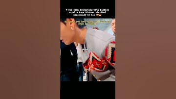 V invited by Anna Wintour🥵🔥 #taehyung #annawintour #shorts #taehyungxceline #fypシ゚viral #Sparkle