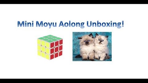 Mini Aolong Unboxing with Squiggly Cubing!