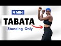 4 MIN TABATA HIIT WORKOUT for BELLY FAT 