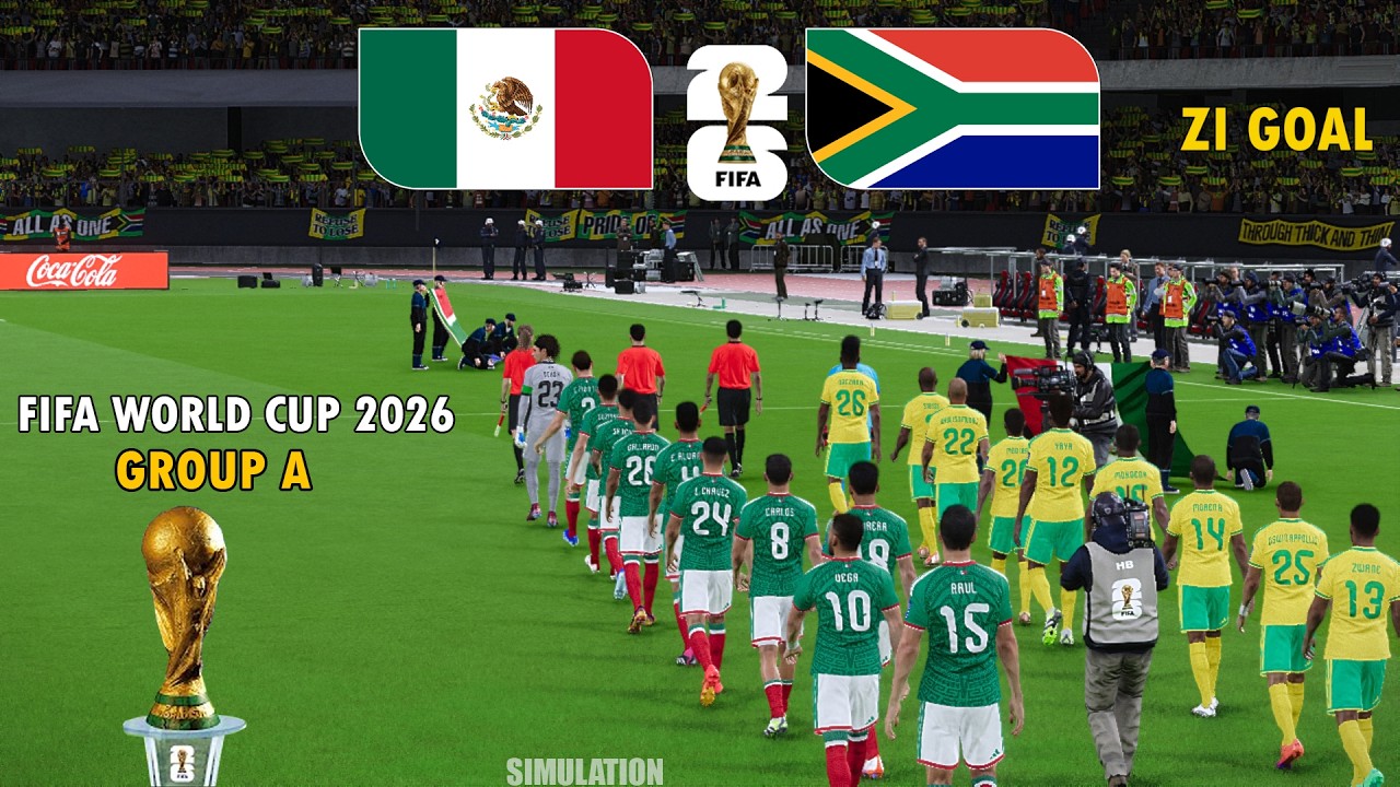 MEXICO vs SOUTH AFRICA | Opening FIFA World Cup - Full Match & All Goals - Simulation PES 21