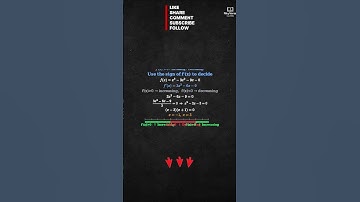 Increasing or Decreasing? f