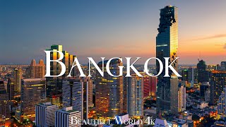 Bangkok 4K Relaxation Film - Relaxing Piano Music - Scenic Relaxation