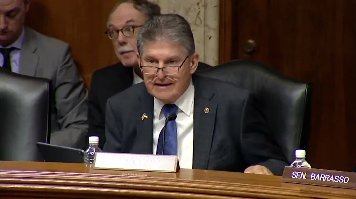 Sen. Joe Manchin Questions Dr. Kathryn Huff During...