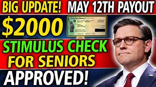 MAY 10TH UPDATE! GET $2000 STIMULUS CHECK - BILL APPROVED - COMING THIS WEEKEND FOR EVERY SSI &amp; SSDI